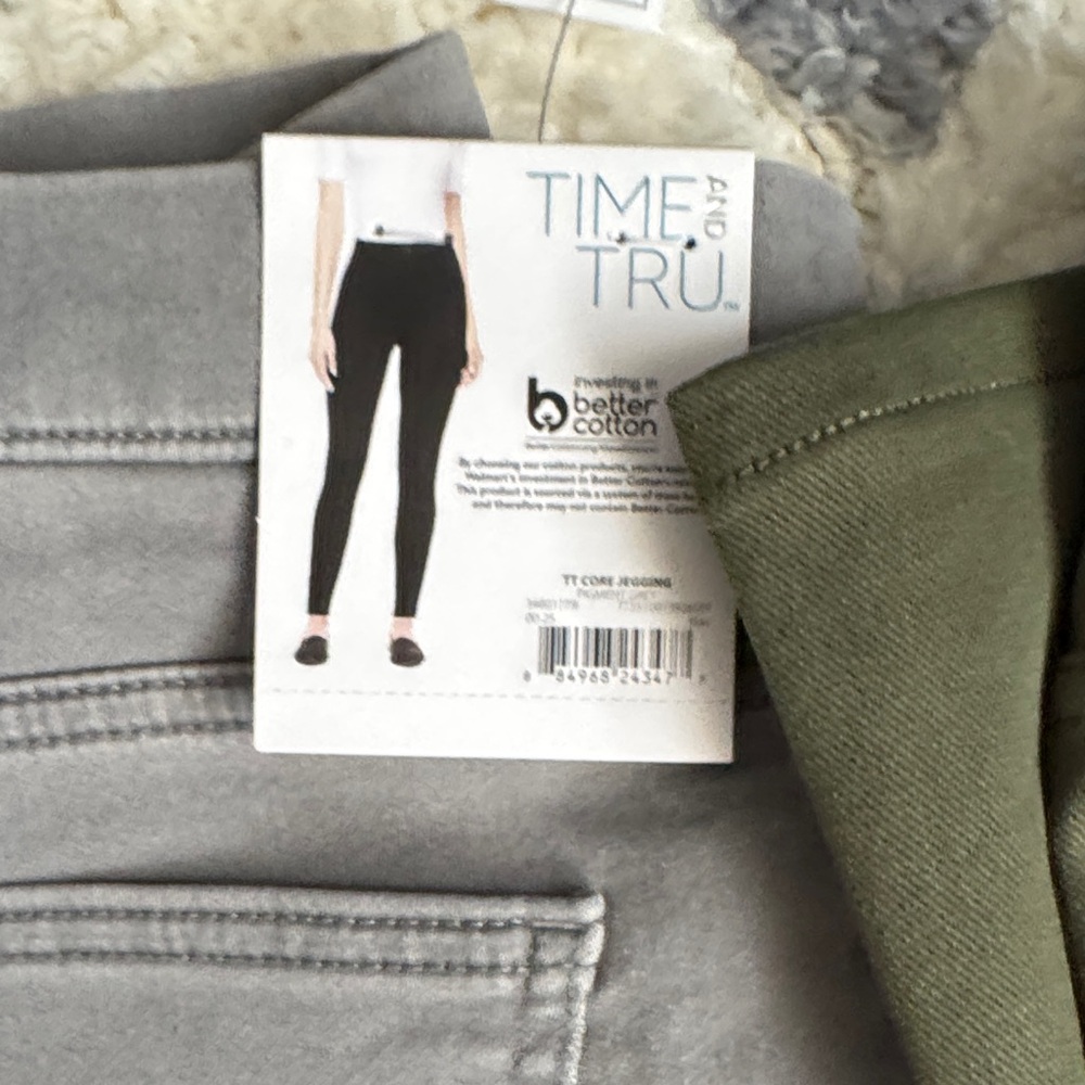 Time & Tru High Rise Skinny Jeggings Bunndle- 5 Pair of Jeggings - Picture 5 of 11